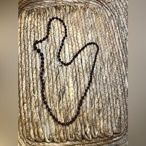 Elegant Garnet Beaded Necklace